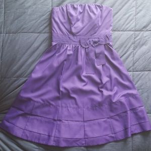 LIKE NEW! THE LIMITED PURPLE STRAPLESS DRESS